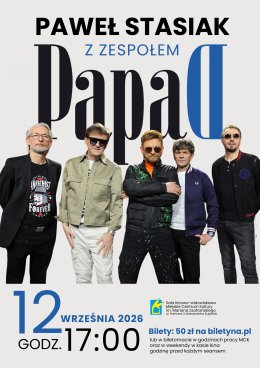 Paweł Stasiak z zespołem Papa D | MCK ALEKSANDRÓW KUJAWSKI