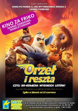 Orzeł i reszta - Kino za friko! (seanse darmowe, niebiletowane)